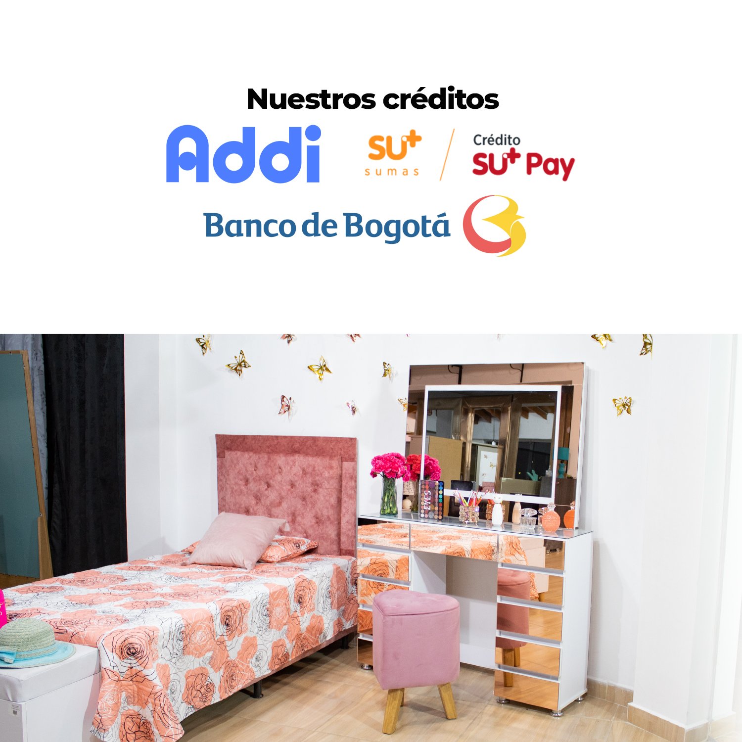 Tienda de Artículos Para El Hogar en Medellín, Sofá camas, comedores, salas, sofás, tocadores, puff, sillas, colchones